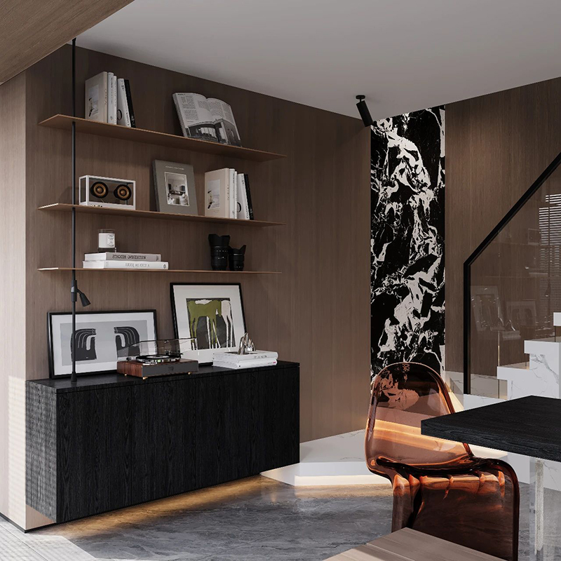 Interior Design Build - تصميم داخلي للفيلا حديث ثلاثي الأبعاد