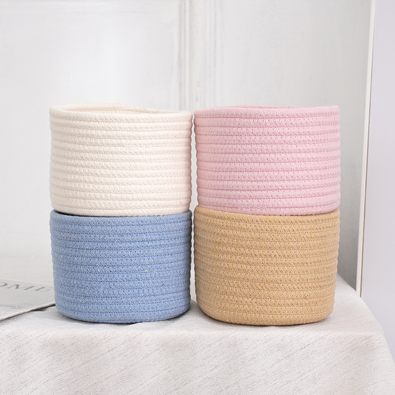 سلة تخزين مصنوعة يدويًا من حبل - مراجعة Woven Basket Set وسعره