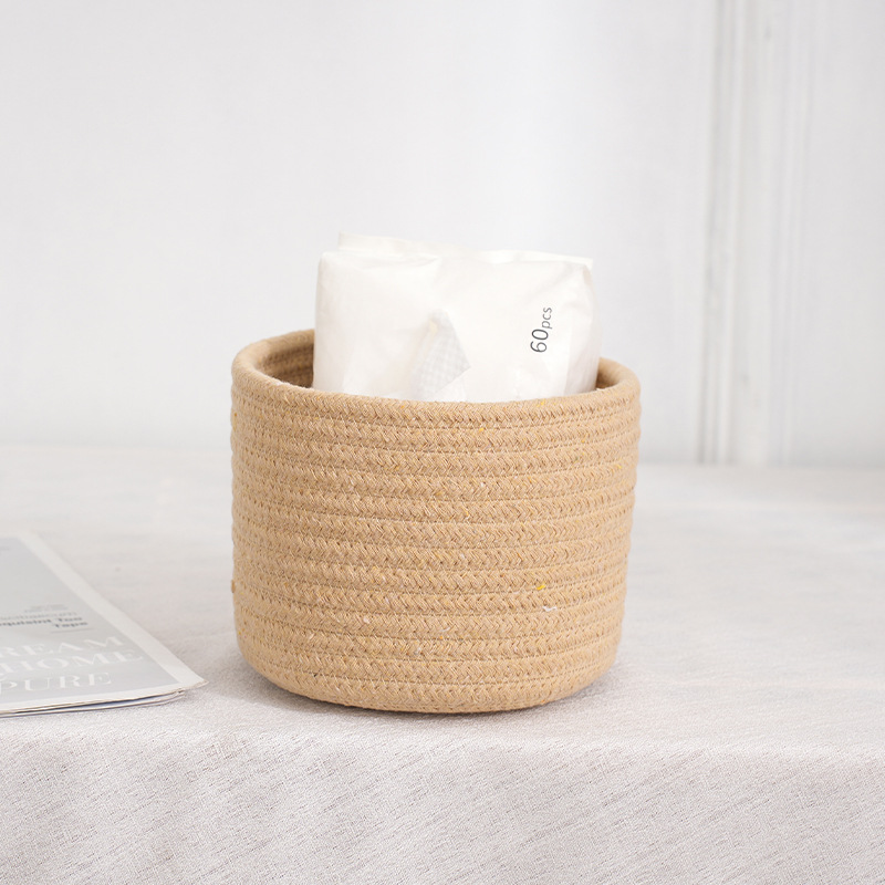 سلة تخزين مصنوعة يدويًا من حبل - مراجعة Woven Basket Set وسعره