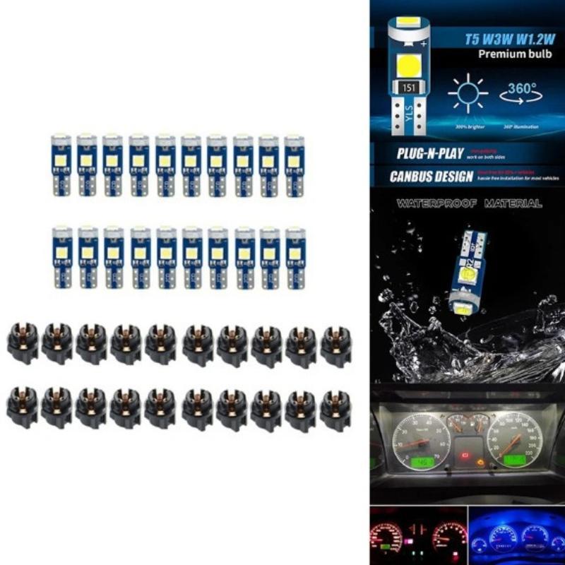 10 قطع مصابيح LED T5 كانبوس W3 - مراجعة Interior Design Icon وسعره