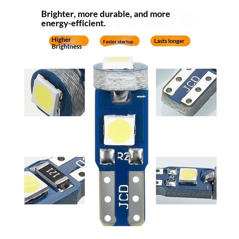 10 قطع مصابيح LED T5 كانبوس W3 - مراجعة Interior Design Icon وسعره
