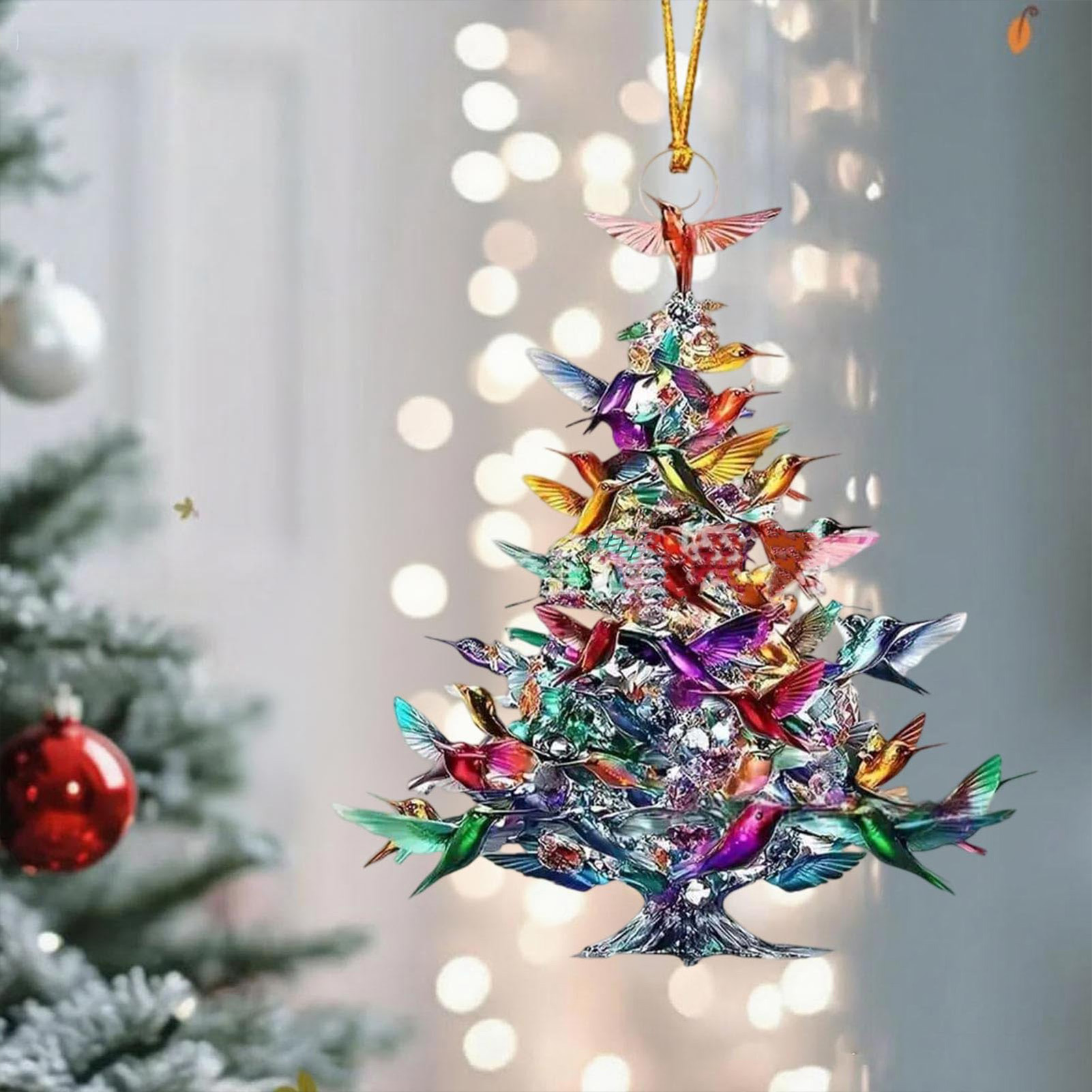 8 سنتيمتر 2D الاكريليك الطيور  - مراجعة Interior Design Xmas وسعره
