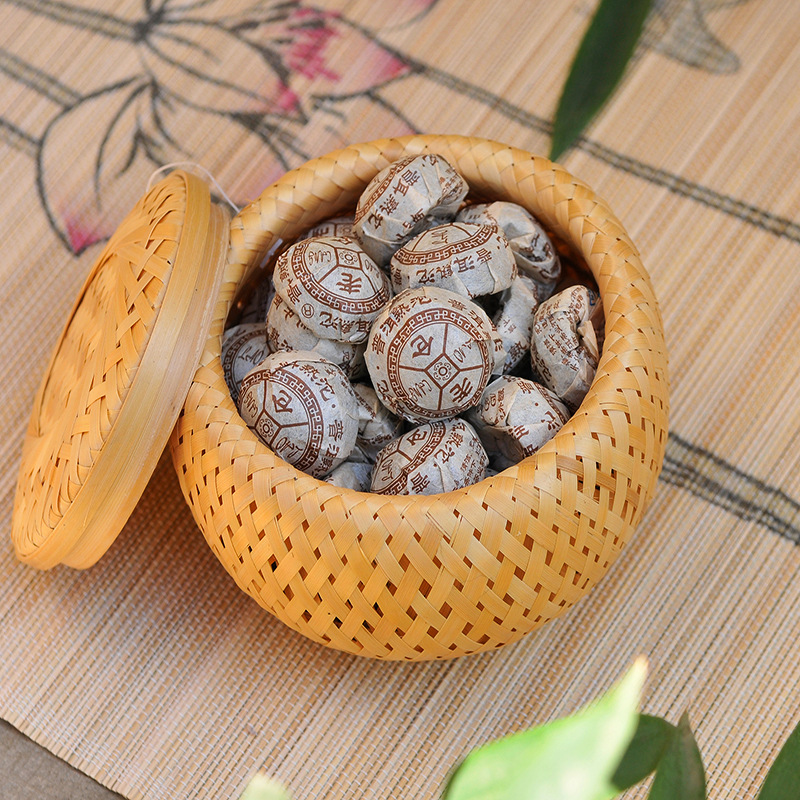 سلة صغيرة منسوجة من الخيزران ب - مراجعة Woven Basket Set وسعره