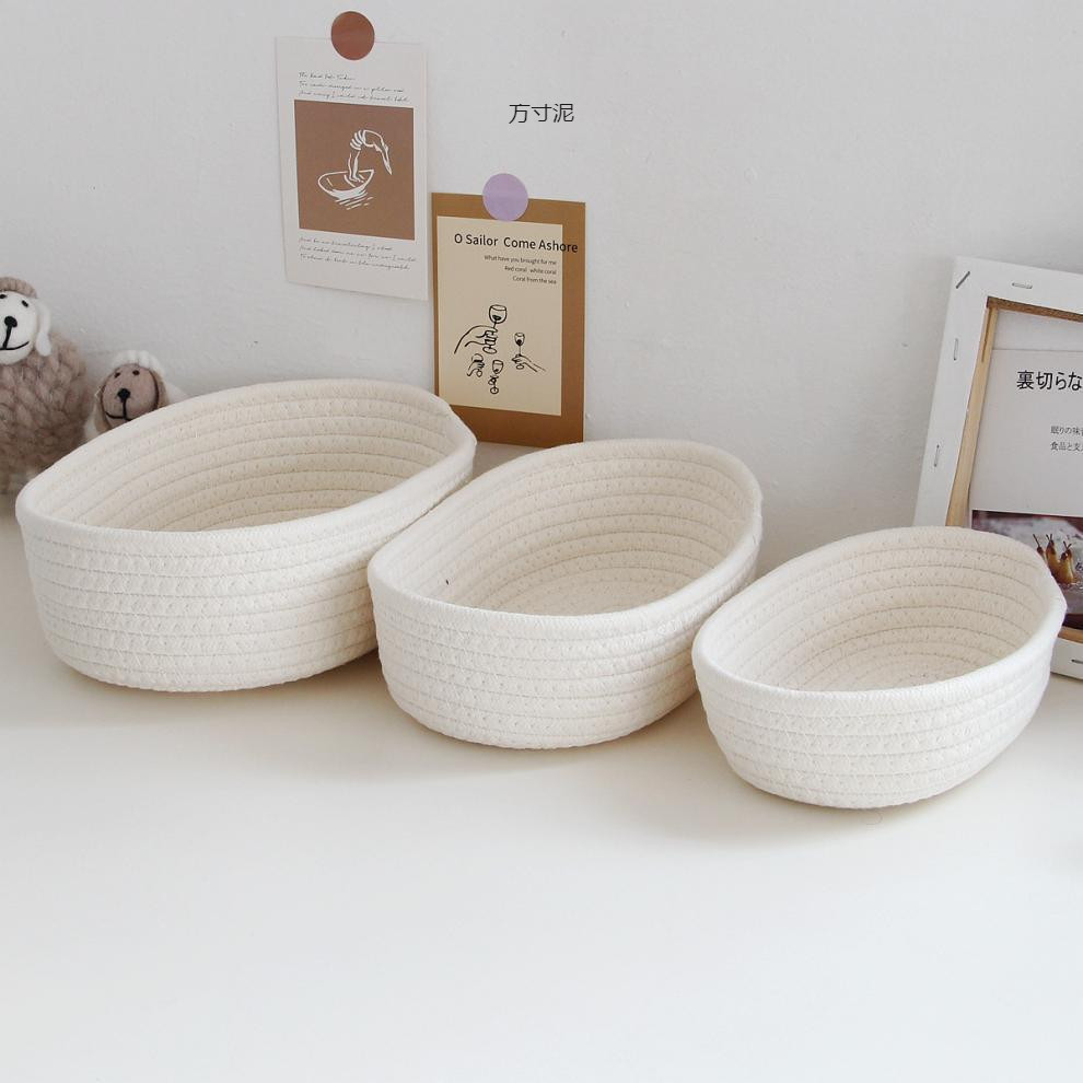 الشمال القطن حبل المنسوجة سلات - مراجعة Woven Basket Set وسعره