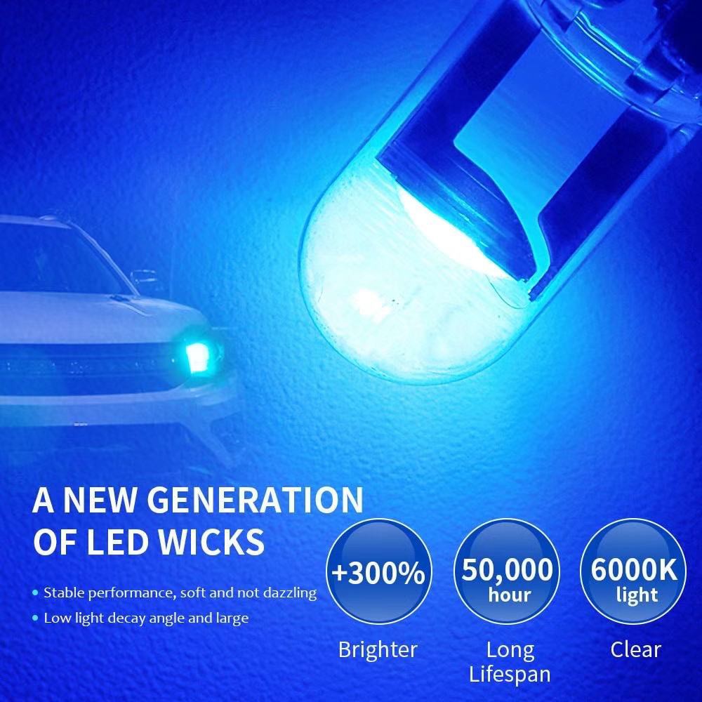 W5W Led T10 سيارة ضوء COB الزج - مراجعة Interior Design Intern وسعره