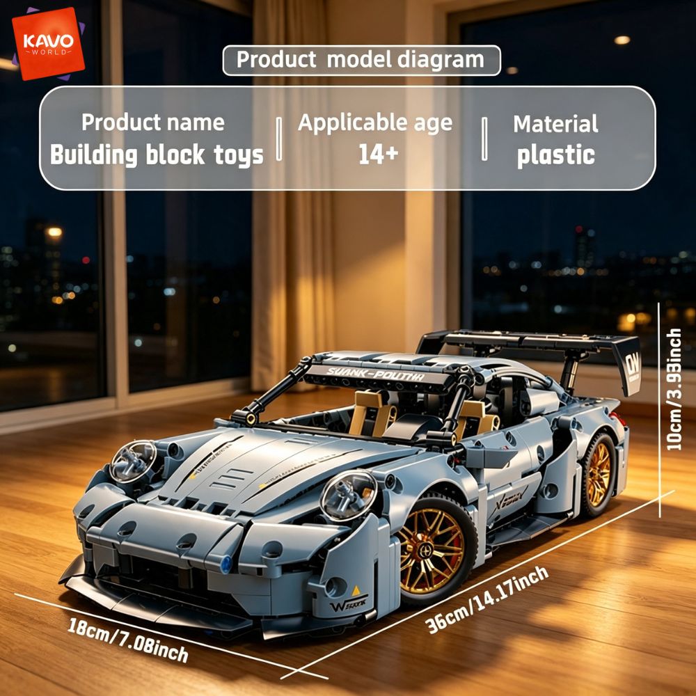 مجموعة ألعاب البناء KAVOWORLD  - مراجعة Interior Design Build وسعره